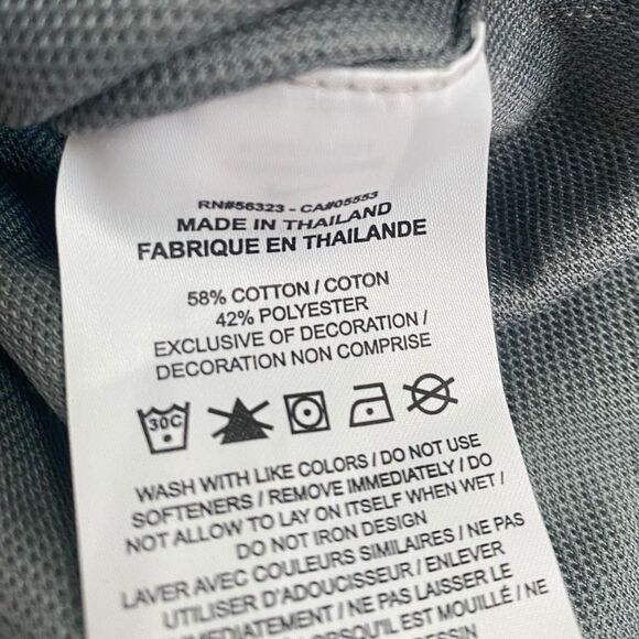 Nike Rafa Nadal “The Nike Fist Pump” Gray Polo Shirt CZ7726-063 Mens size L New - Picture 8 of 9